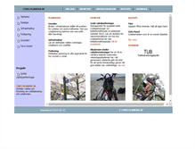 Tablet Screenshot of cykelplanera.se